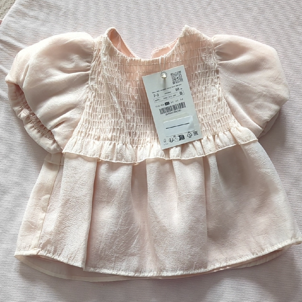 Zara Kids Blouse in Light Pink